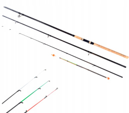 MOCNA WĘDKA FL FORCE ACTIVE FEEDER 360 - 3,6M 60-180G 3 - SKŁADY NA KARPIE