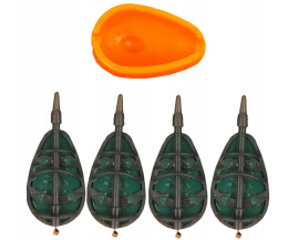 4 x KOSZYK METHOD FEEDER + foremka silikonowa 30/40/50/60 g. MF