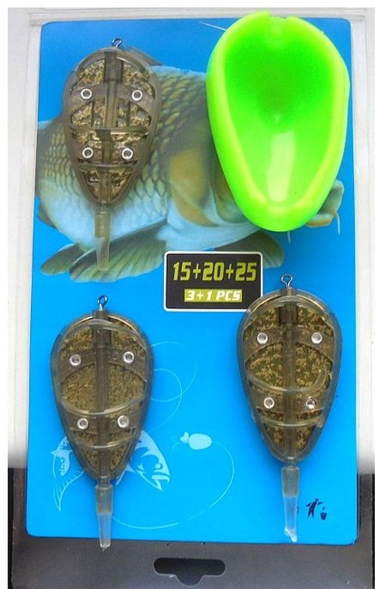 Zestaw koszyczków zanętowych Method Feeder 3+1 15g + 20g + 25g + FORMA Zestaw koszyczków zanętowych Method Feeder 3+1 15g + 20g + 25g + FORMA