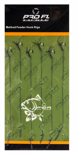 FL Method Feeder Rigs r.14 0.14mm przypony z bagnetem