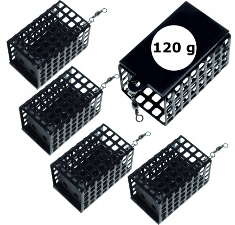 Koszyk koszyczek 120 g podajnik zanętowy metalowy kwadratowy z dnem feeder Koszyk koszyczek 120 g podajnik zanętowy metalowy kwadratowy z dnem feeder