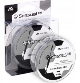 Mikado - ŻYŁKA - SENSUAL N.G. CLASSIC 0.24mm/10.5kg/150m - TRANSPARENTNA