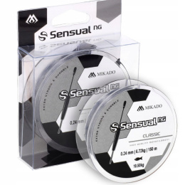 Mikado - ŻYŁKA - SENSUAL N.G. CLASSIC 0.30mm/17.5kg/150m - TRANSPARENTNA