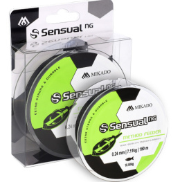 Mikado - ŻYŁKA - SENSUAL N.G. METHOD FEEDER 0.28mm/14.5kg/150m - CZARNA