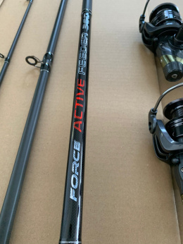 Nowe wędki feeder 3.6m o wyrzucie 60-180g, kołowrotki z wolnym biegiem, żyłki