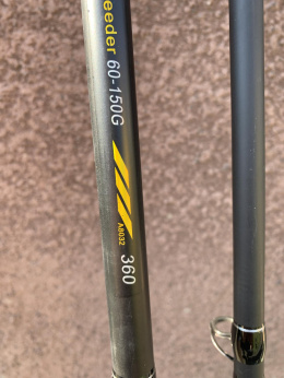 2x wędka feeder 3.6m+ 2x kołowrotek +2x żyłka