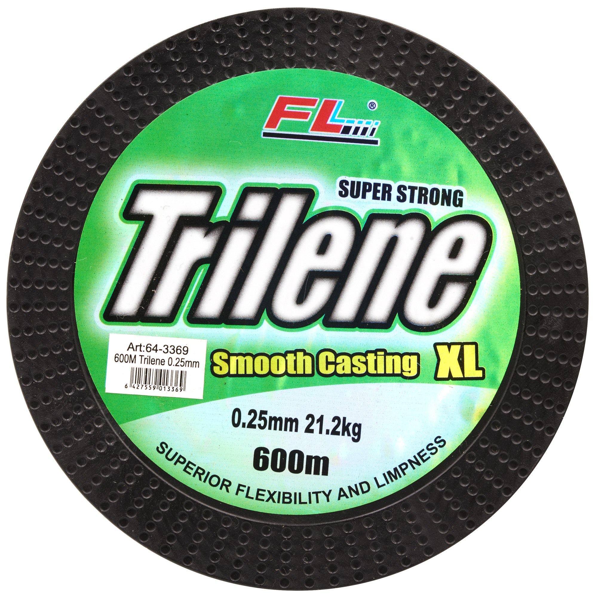 PLECIONKA FL TRILENE X4 BLACK 0,14mm 600m EAN (GTIN) 5056557199754